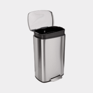 Basics Smudge Resistant Rectangular Trash Can
